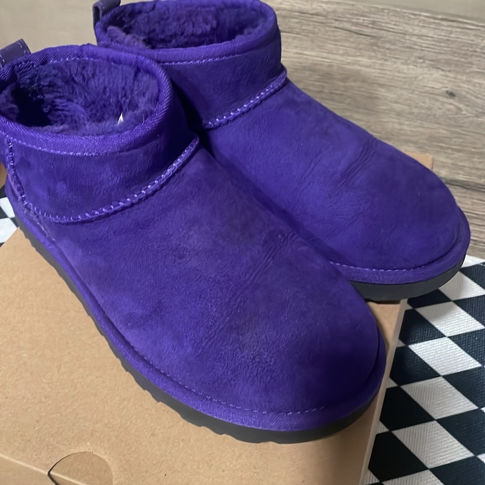 Ugg Classic Ultra Mini Purple Size 7.0